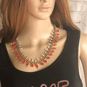 LOFT Statement Crystal Rhinestone Necklace